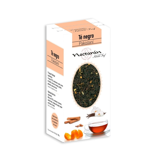 Té Rojo naranja limón, estuche 100 gr