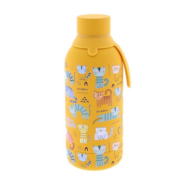 BOTELLA ACERO 500ML - CATS