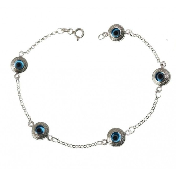 Pulsera ojo turco greca