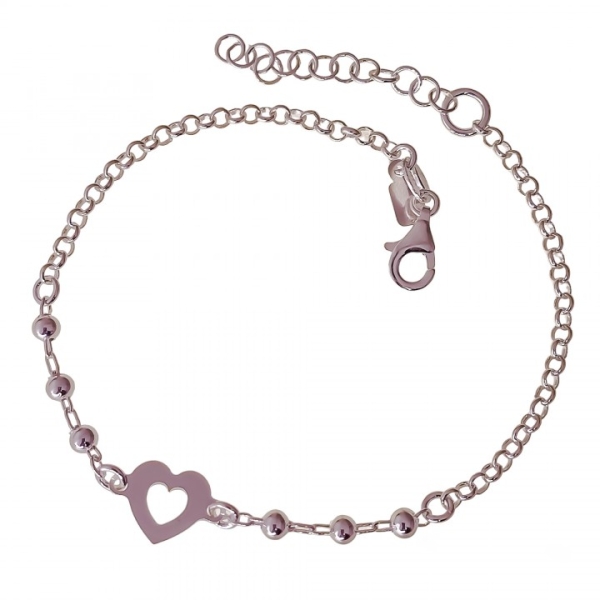 Pulsera bola corazón