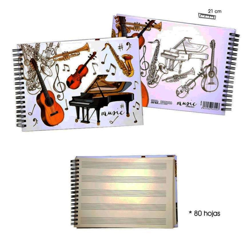 Cuaderno Instrumentos Música