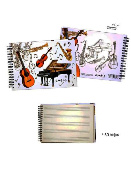 Cuaderno Instrumentos Música