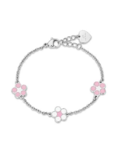 Pulsera infantil flores  L&B