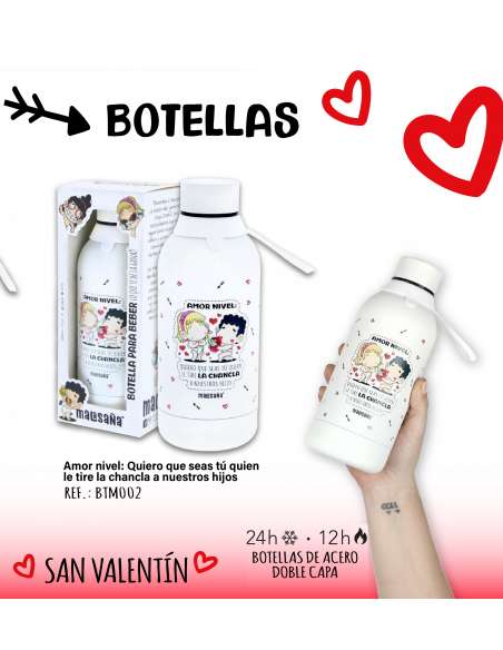 Botella Malasaña enamorados