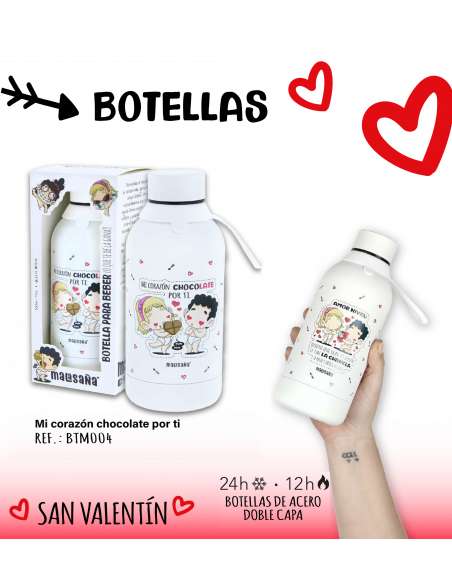 Botella Malasaña enamorados