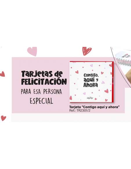 Tarjeta de regalo Contigo aquí y ahora