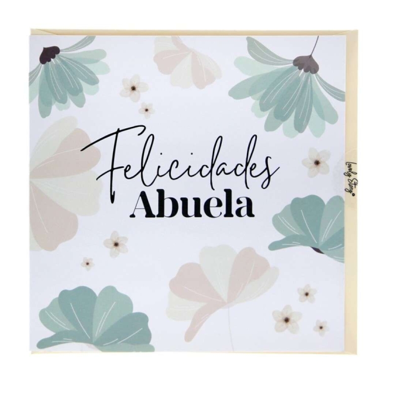 Tarjeta "Felicidades Abuela"
