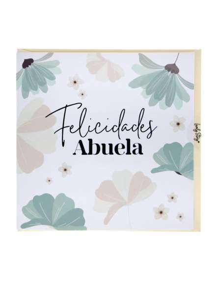 Tarjeta "Felicidades Abuela"