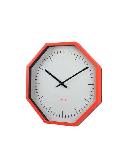 Reloj de pared octogonal NEON