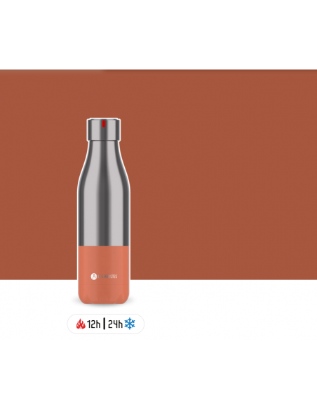 Botella 500ml  Metal/Coral