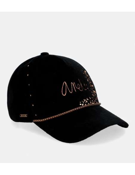 Gorra terciopelo negra Shodō