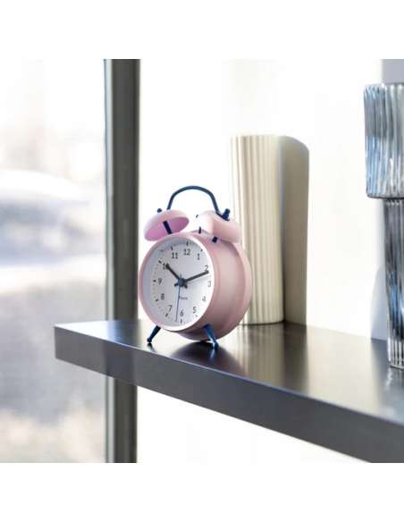 Reloj despertador Retro rosa & Azul