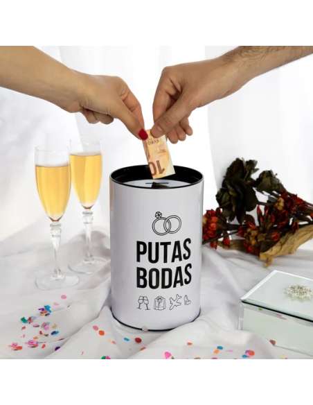 Hucha grande "Putas bodas"